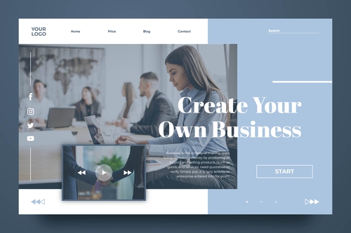 Example Wordpress Template Image